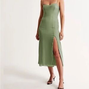 Abercrombie and Fitch Camille Midi Dress